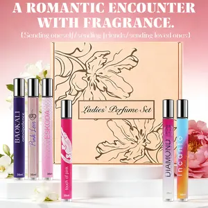 6PACK/7.1oz Women's Mini Perfume Gift Box | Portable Travel Fragrance Collection, Elegant Scent Assortment for Her, Perfect Valentine's Day Birthday Anniversary Present