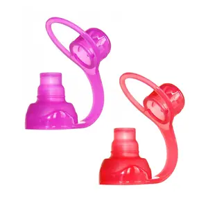 SoftSip Food Pouch Silicone Tops - 2 CT | Red Purple