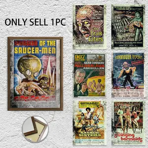 Movie Poster, Retro Movie Poster, Wall Art for Home Living Room Bedroom Office School, Home Decor, Room Decor, No Frame, Ornaments