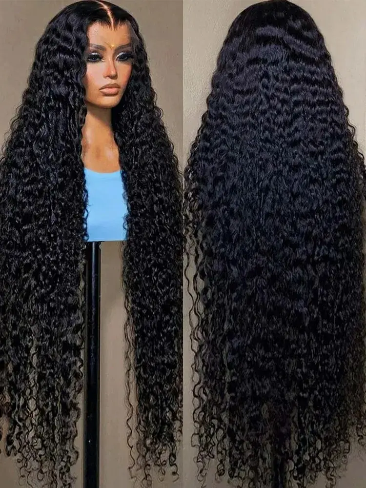 34 38 Inch Deep Wave Transparent Lace Frontal Wig Human Hair 13x4 13x6 Water Curly Wave Lace Frontal Remy Hair Wigs For Women Dealsforyoudays Tiktokshop Memorialday