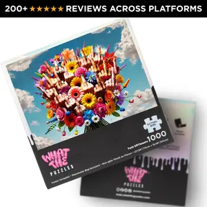 Fuck Off Flowers | 1,000 Piece Jigsaw Puzzle for Adults