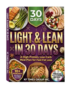 Ligh Protein Recipes: 180 Easy Low-Carb Recipes + 30-Day Meal Plan Healthy Healthy Ingredients
