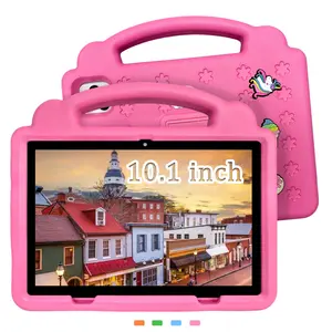 Best Gift 10.1 Inch Android Touchscreen Tablet PC Student Tablets, Annual Bestseller! Supports Video Calls, 5g WiFi, Parental Controls, Dual Cameras, Shockproof Case