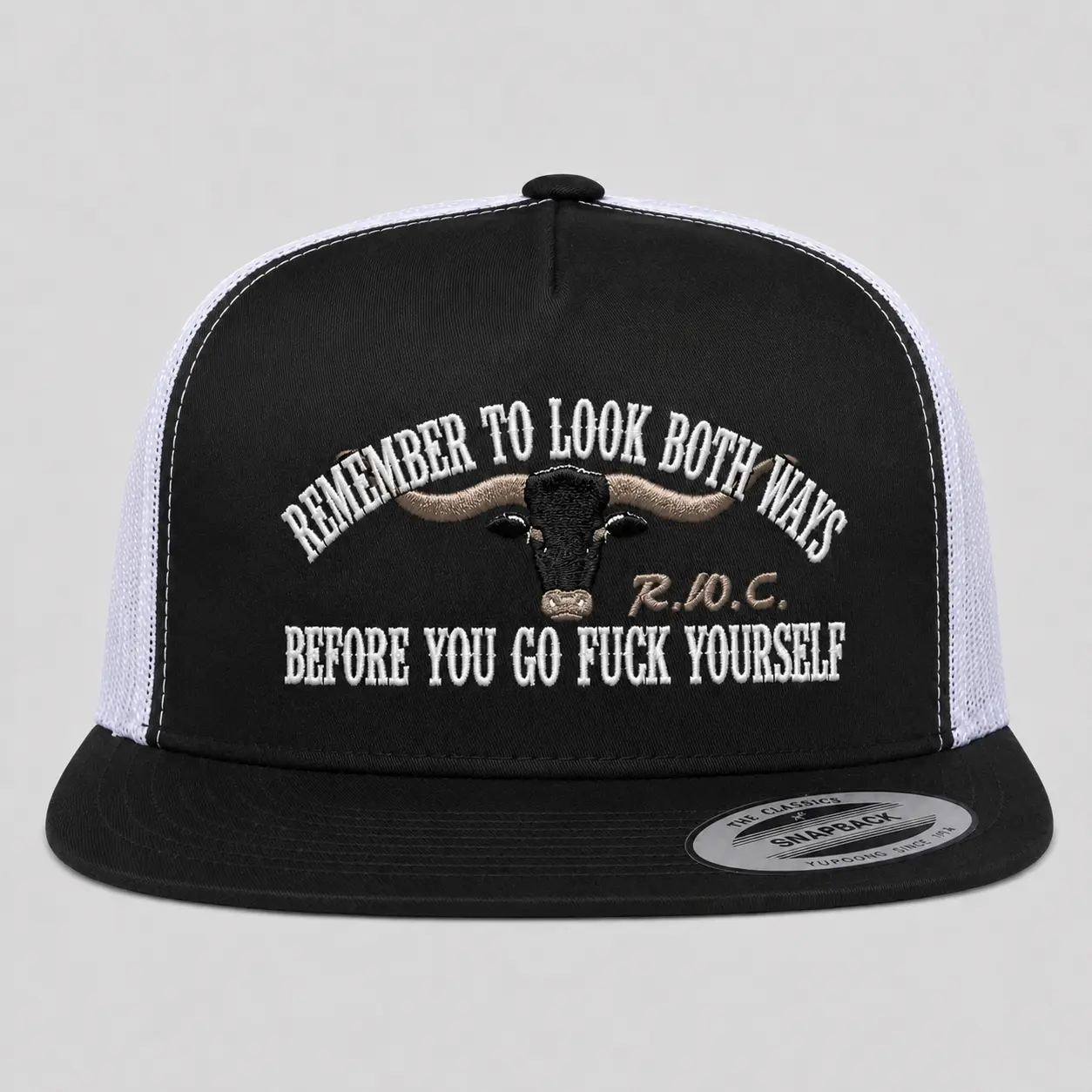 Look Both Ways before Hat Graphic Hat Adjustable Stylish Hat