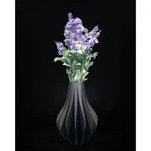 Zolara Black Vase – Modern Organic Design | Eco-Friendly Home Decor
