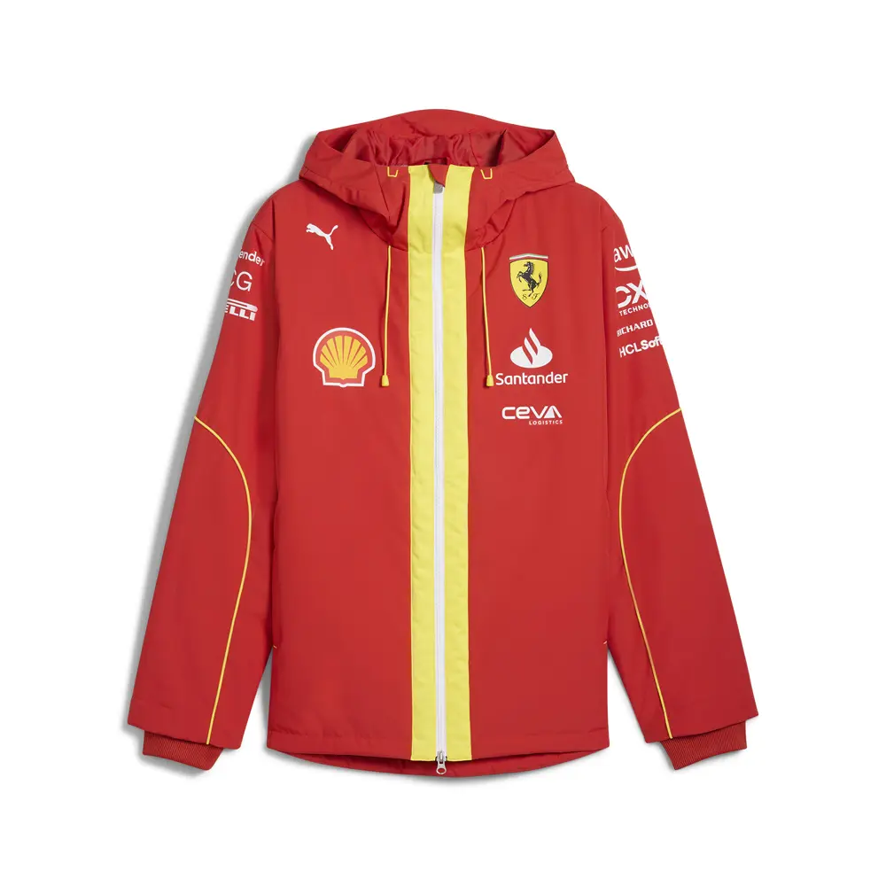 PUMA Mens Scuderia Ferrari Team Pro Jacket Athletic Outerwear Casual - Red PUMA Mens Scuderia Ferrari Team Pro Jacket Athletic Outerwear Casual - Red