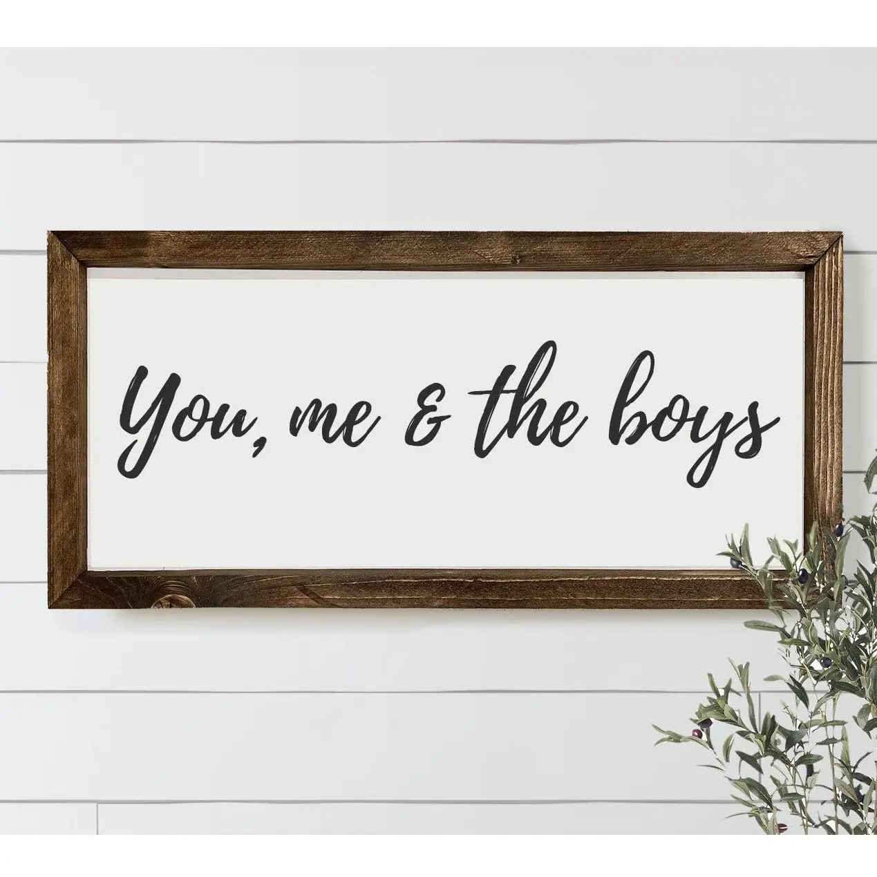 You Me & The Boys poster , Living Room Signs, Boy Mom, Gift For Mom, Farmhouse Signs, Poster No Frame