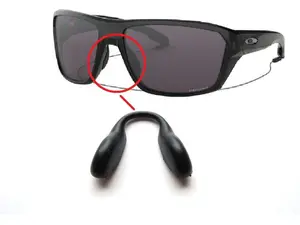 Galaxylense Compatible Replacement Nose Pads Pieces for Oakley Split Shot/Split Time/Targetline/Crossrange/Corridor/Actuator/Outpace Sunglasses Silicone Nose Pieces Easy Install & Superior Comfort