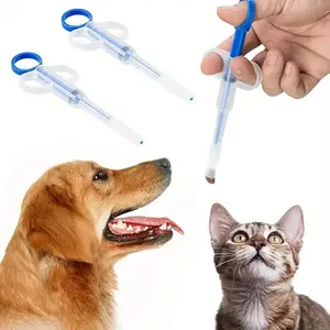 1/3 pc(s), Pet Pill Feeder & Pusher Set, Soft Head Silicone, Precision Dosing, Easy Clean, Portable Design, for Dogs, Cats, Small Pets