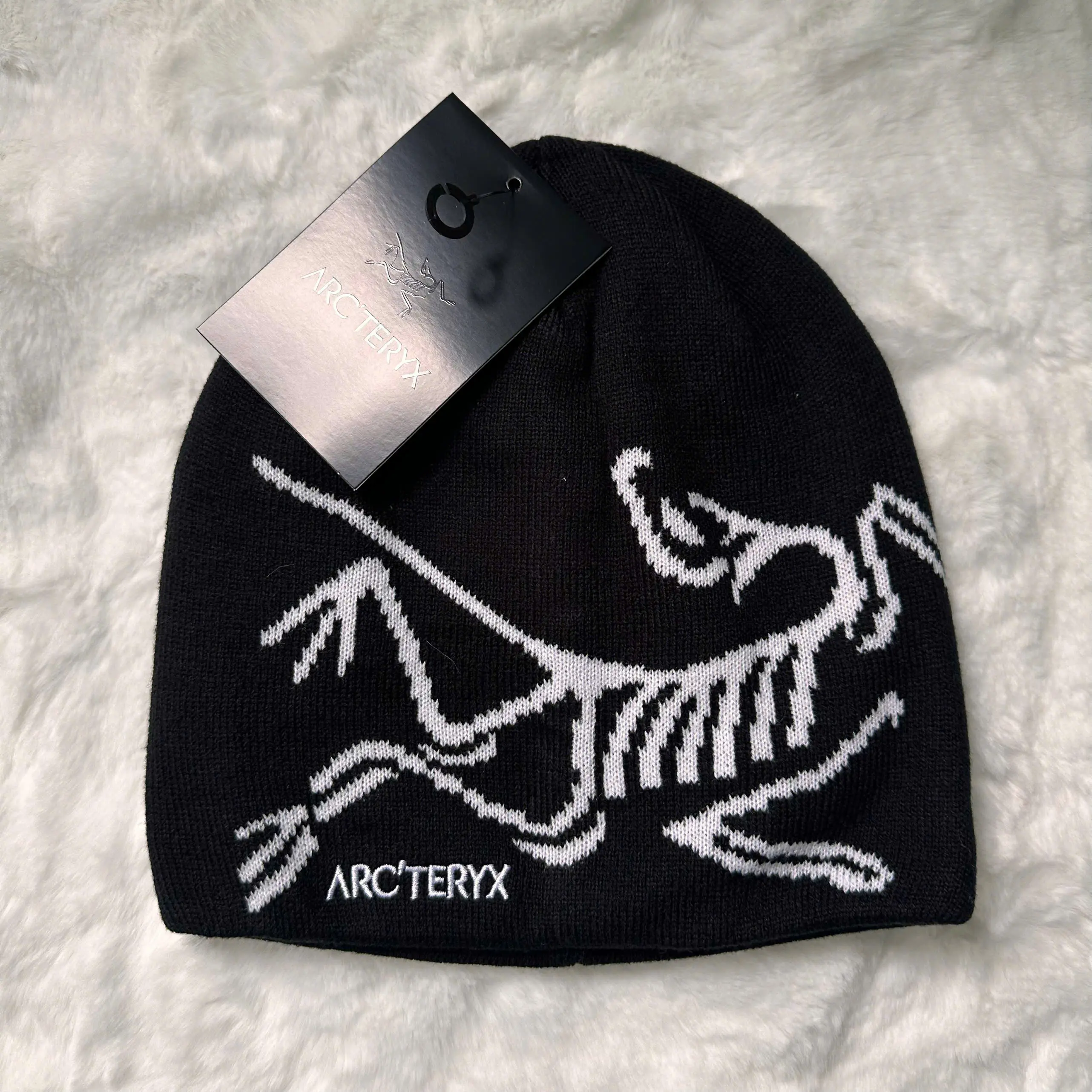 Arc'teryx Bird Head Knit Beanie, Premium Unisex Winter Hat for Men Women, Soft Warm Acrylic Stretch Knit Toque, Outdoor Hiking Ski Snow Sports Cap, Lightweight Breathable Cold Weather Headwear, Casual Urban Streetwear Essential