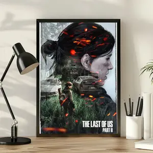 The Last of Us Movie Poster, Pedro Pascal Classic Vintage Movie Poster, The Last of Us Film Poster, Canvas Cloth Posters