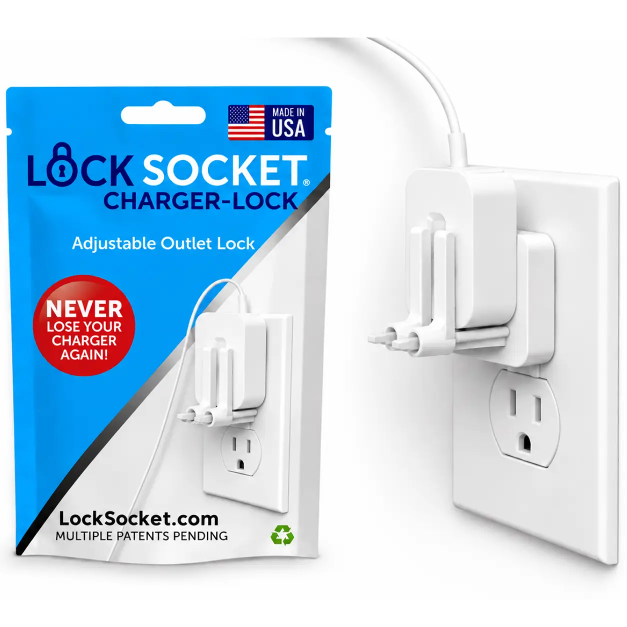 Adjustable Outlet Lock Straight