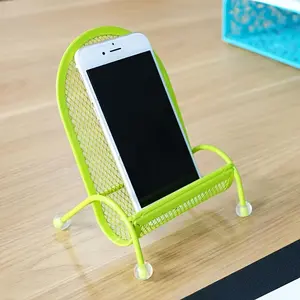 Multifunctional Desktop Lazy Phone Holder, Adorable Chair Design with Stable Weighted Structure, Universal Bedside Mobile Stand for Desk Nightstand, Hands-Free Viewing, Stable & Safe for All Smartphones, Cellphone