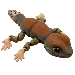Large leopard gecko figurine