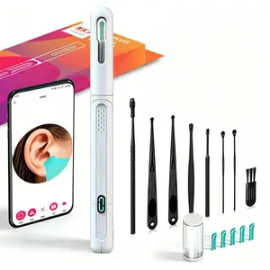 Visual Ear Cleaner with Camera LED Lights Ear Wax Removal Tool Ear Picker Endoscope Kit Take Video HD Earpick