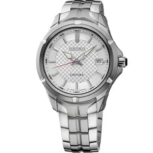 Seiko SUR565 Coutura Men's Stainless Steel Silver Dial Men's Watch