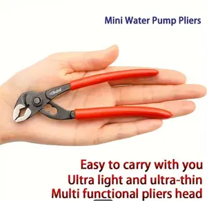 Groove Joint Pliers 5/7 Inch with Fast Adjustable Pliers V-Jaw Tongue and Groove Pliers Wrench for Water Pump,Home Repair,Plumbing,Gripping,Nuts,Bolts,Pipe,Fittings