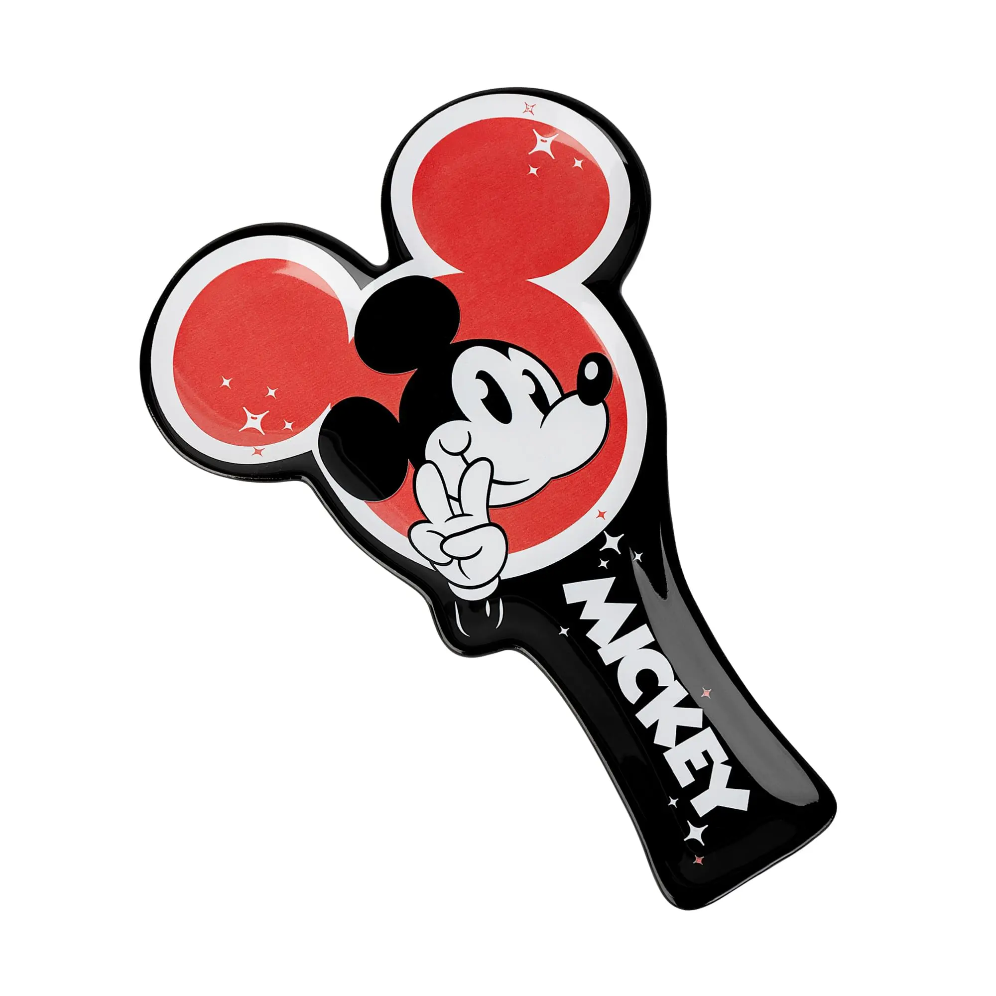 Disney Mickey Mouse Happy Face Sculpted Ceramic Spoon Rest, Kitchenware, Tableware, Home, Cutlery