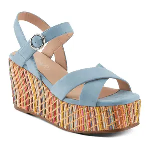 Patrizia by Spring Step Wedge Sandals - Rainbowfun