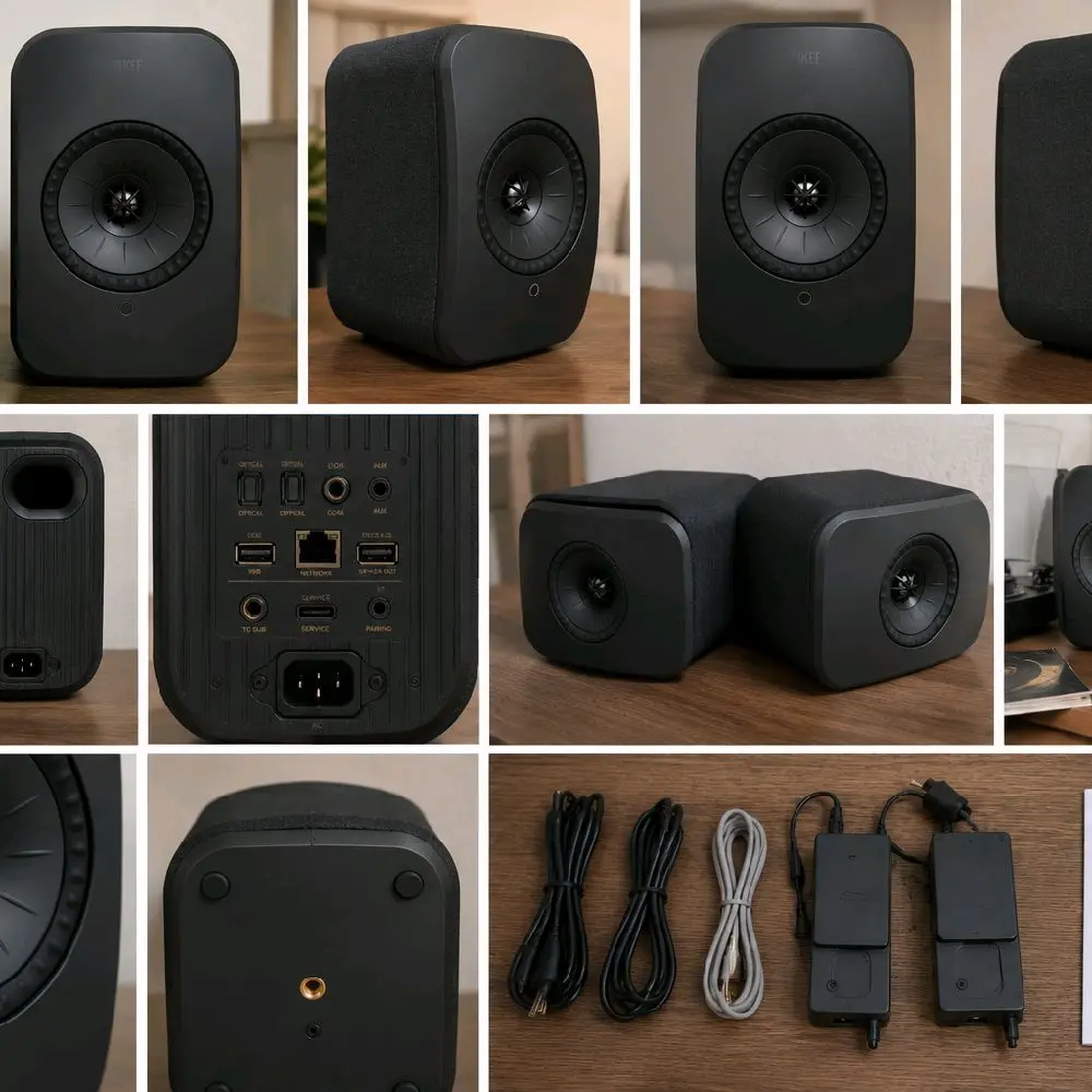 KEF LSX II LT Wireless HiFi Speaker System – Premium Powered Speakers