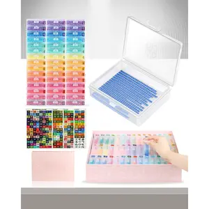 45 count  Painting Storage Containers Trays,  Painting Accessories  Painting Trays with Lids, 2-in-1 Storage and  Art Trays, Bead Storage & Line-Up, Box Package