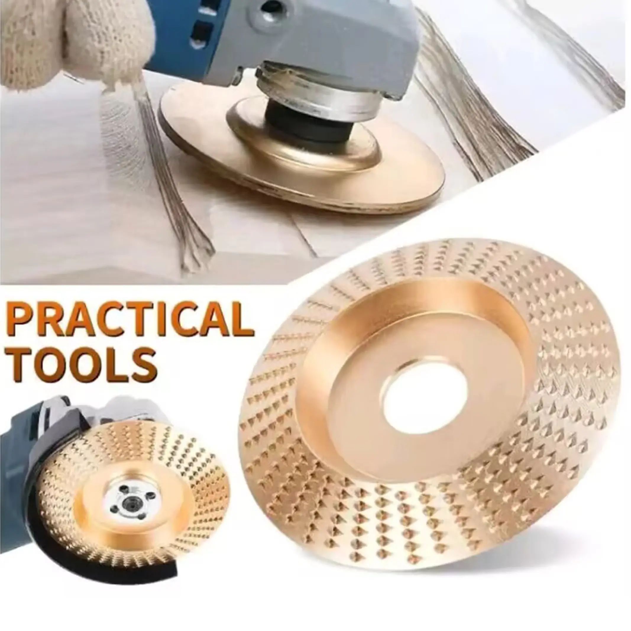 3pcs 4-Inch Grinding Wheels, Efficient Precise Wood Carving Sanding Disc Accessories for Woodworking Projects, Practical Tools, DIY Enthusiasts