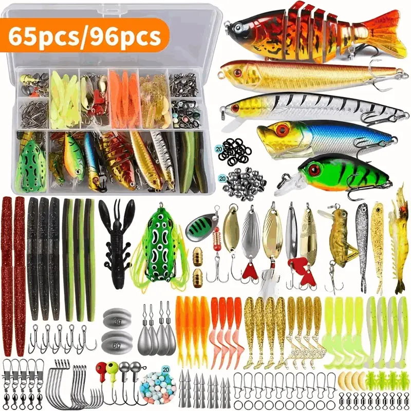 best fishing lures for rainy days MadBite Freshwater Lure Kit Spinner Bait Guide for Bass