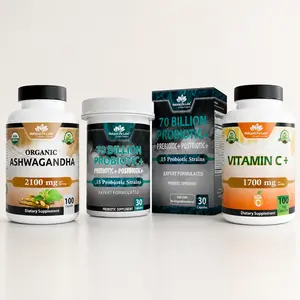 Brenda’s Balance & Wellness Bundle：Organic Ashwagandha + 70 Billion Probiotic+ + Vitamin C+