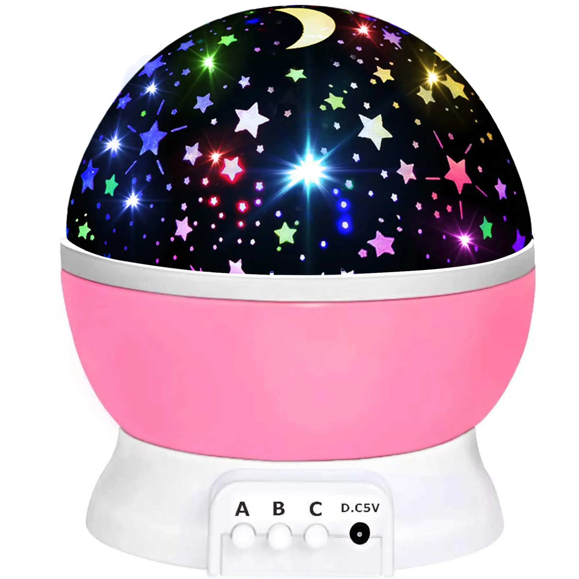 Star Projector for Kids, 360° Rotating Night Light Projector with Timer, Stars Ceiling Projection for Girls Room, Birthday Unicorn Gift for Girls Age 3-8, Girls Night Light for Bedroom outdoorfun