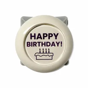 "Happy Birthday" Stamp Sticker Custom