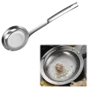 Kitchen Oil Skimmer Spoon – Ultra-Fine Mesh Filter, Food-Grade Stainless Steel, Dishwasher Safe