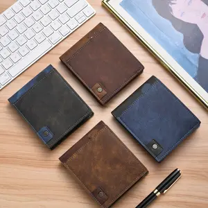 Premium Leather Wallets – Stylish & Durable Bi-fold Design, Trendy Brown, Black & Blue Colors, Compact & Functional with Multiple Card Slots for Daily Use & Office Essentials | Modern Men’s Fashion Accessory