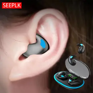 SEEPLK Waterproof Sleep Earbuds: Bluetooth Noise Cancelling Headphones w/Audio Connection, IPX7 Traveling Gadgets for Gym/Sleep (40H)