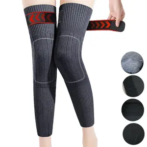 Cashmere Over-The-Knee Warm Socks, Cashmere Warm Knee Pads, Extra Thick Long Soft Knit Knee Brace Leg Sleeves Black Womenswear   New Year's gift