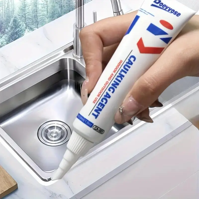 Multi-Purpose RV Tile Grout Paste, Sealant for Kitchen & Bathroom Floors, Repair Around Sinks & Toilets, Essential Home Maintenance Tool, Bathroom Caulk