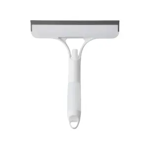 3-in-1 Window Cleaning Scraper with Spray Bottle & Squeegee – All-Purpose Glass Cleaner Tool for Windows, Mirrors, Car Windshield, Kitchen & Home Use (White)