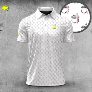 America Masters Patten Golf Polo Shirt Short Sleeve Outdoors Print Menswear Gift for Fans