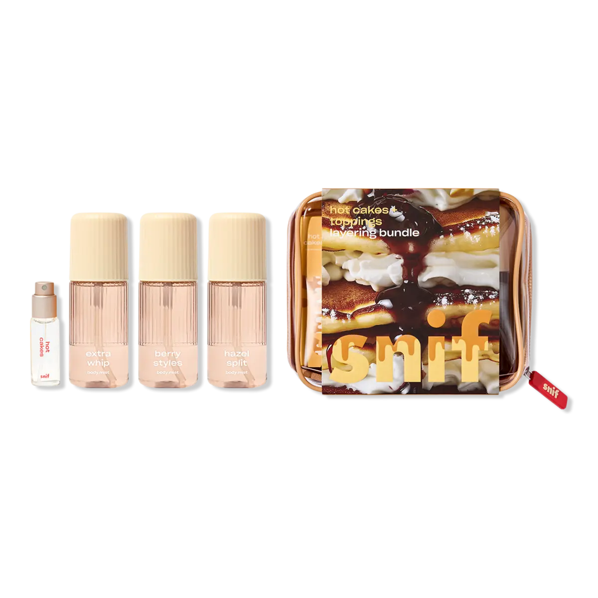 Snif Hot Cakes + Toppings Layering Bundle