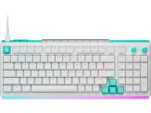 Logitech G512 X 98 DUAL SWAP, Hot-Swappable TMR Analog / Mechanical Gaming Keyboard, 8K Polling Rate, Custom Actuation 0.1 - 4.0 mm, RAPID TRIGGER, LIGHTSYNC RGB, Wired, PC, Mac, White Linear