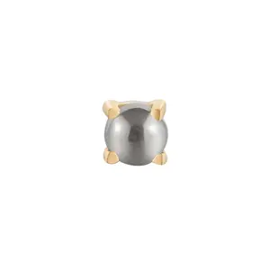 Pyrite Prong – 14K Gold Threadless End