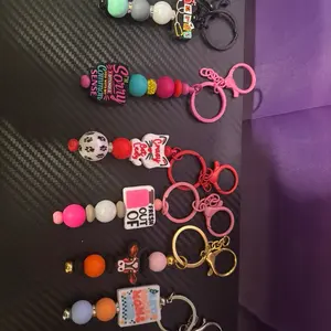 Beaded keychains