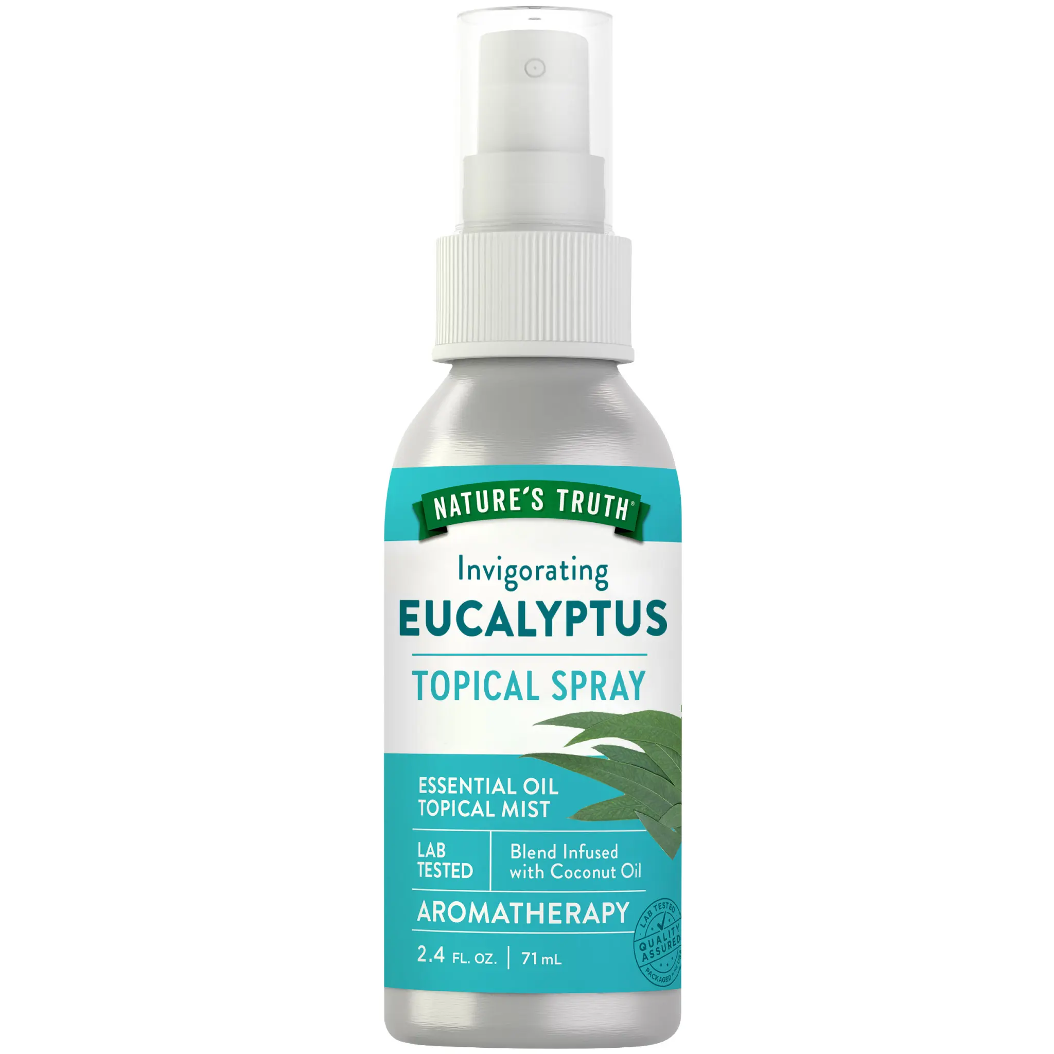 Nature's Truth Eucalyptus Essential Oil Mist Spray - 2.4 fl oz - Pure Essential Oil for Aromatherapy