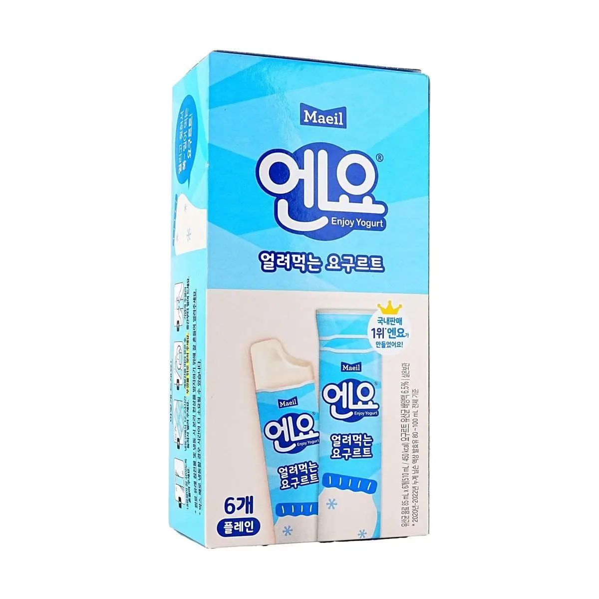 Maeil Korean Yogurt Ice Pops 85ml x 6 - Refreshing Summer Treats