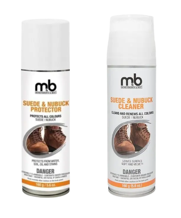 Moneysworth and Best Suede & Nubuck Clean & Protect Combo Kit