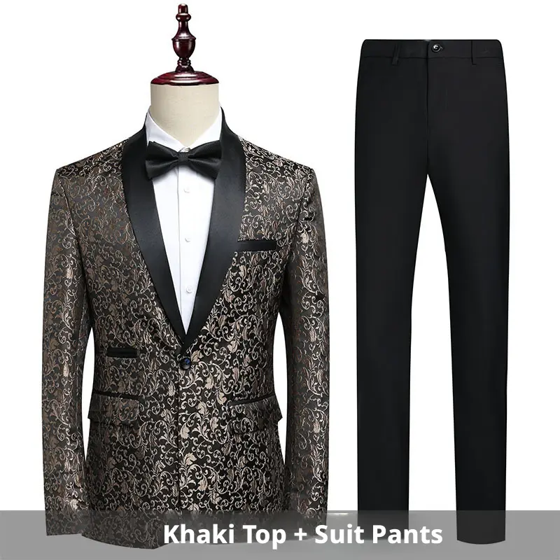 COFFEE TOP + BLACK PANTS