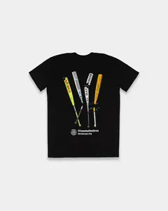 Bat Bros Broken Bat T-Shirt (Black) - Youth
