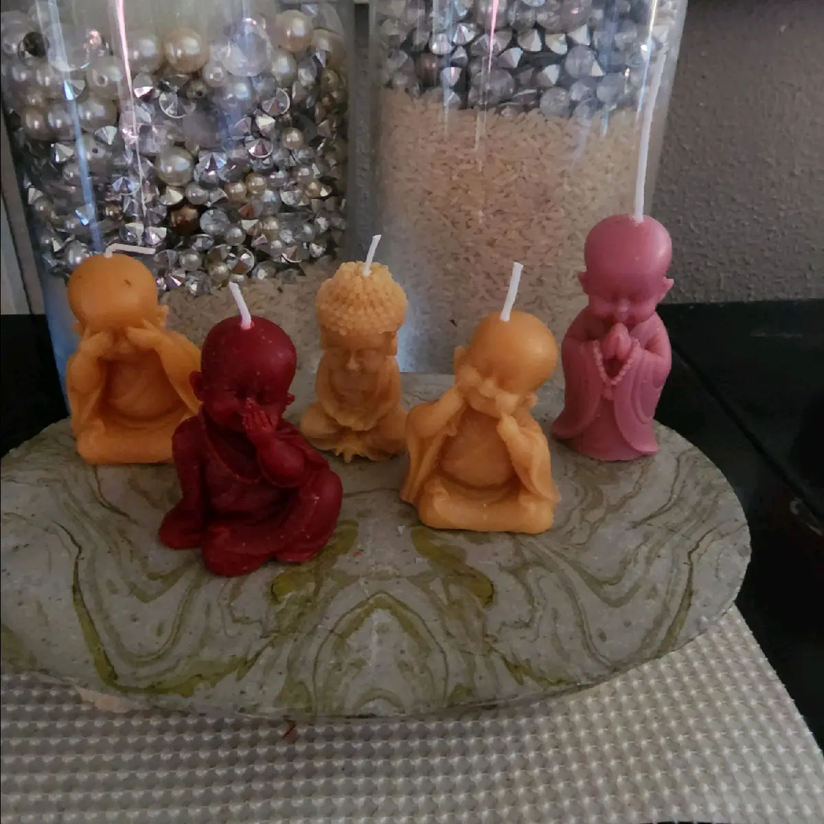 mini Buddha candles