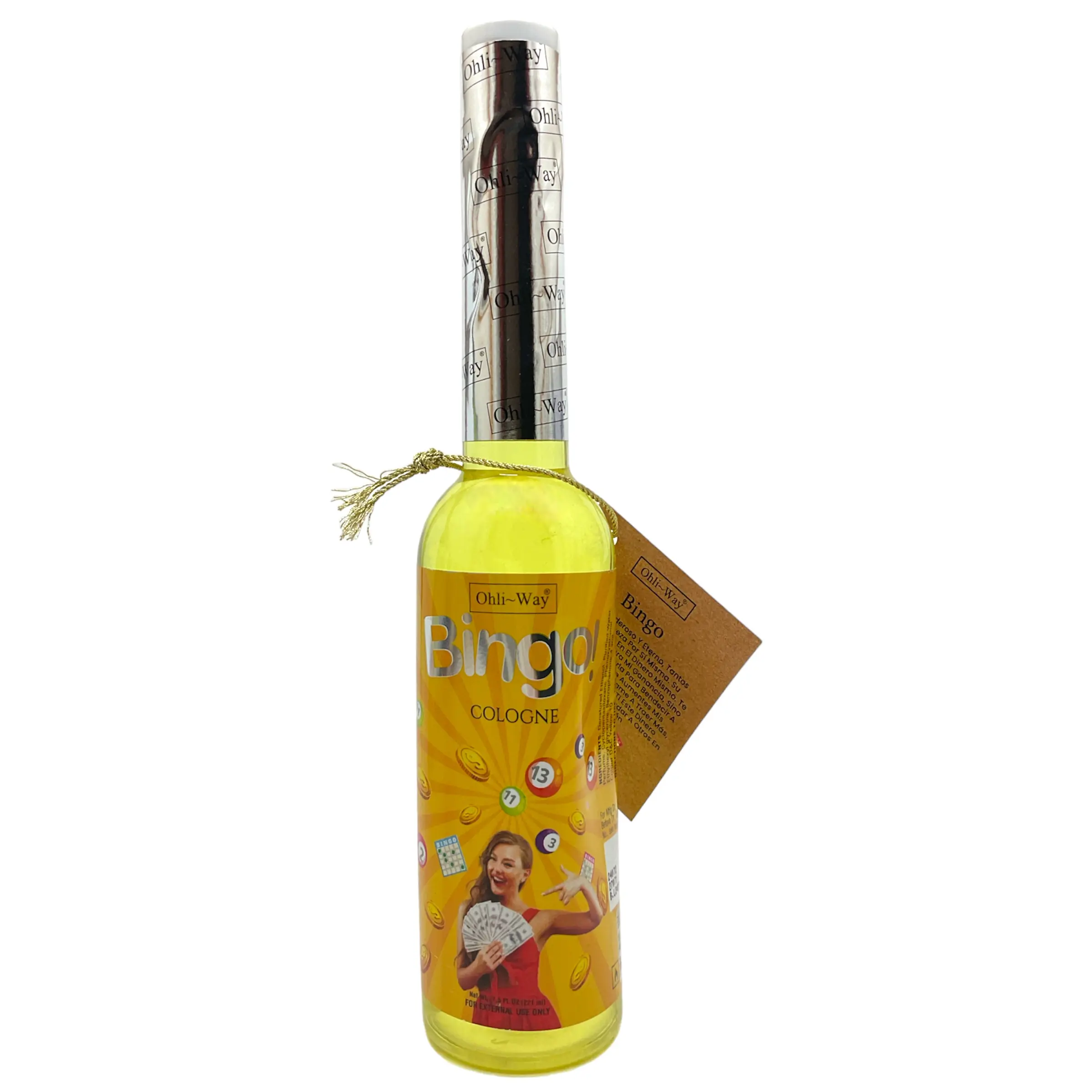 Ohli~Way Bingo Spiritual Cologne — 7.5oz Prosperity &amp; Luck