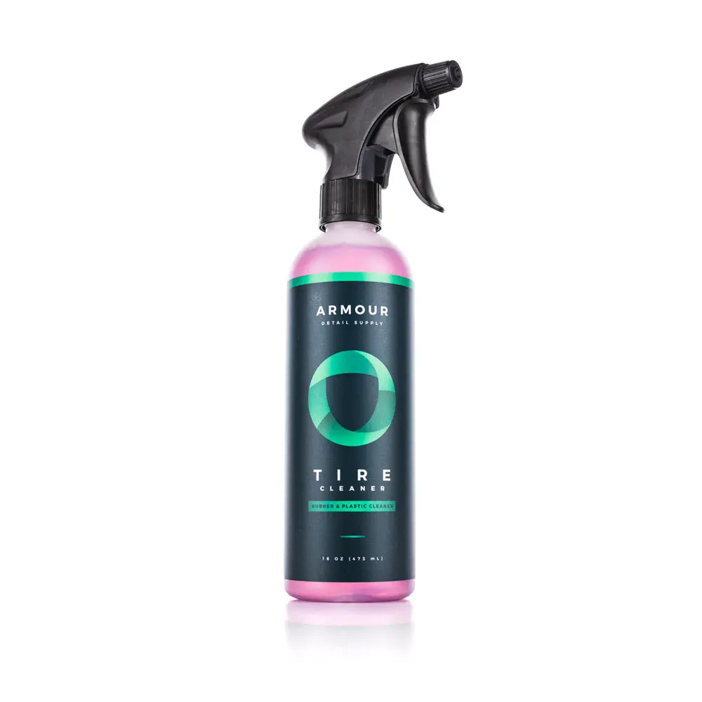 Armour Detail Supply Tire Cleaner - Heavy-Duty Foaming Degreaser Spray Bottle for Car Detailing Products, Tires, Rubber, Plastic, Engine Bay, Undercarriage to Remove Dirt, Blooming, Grime