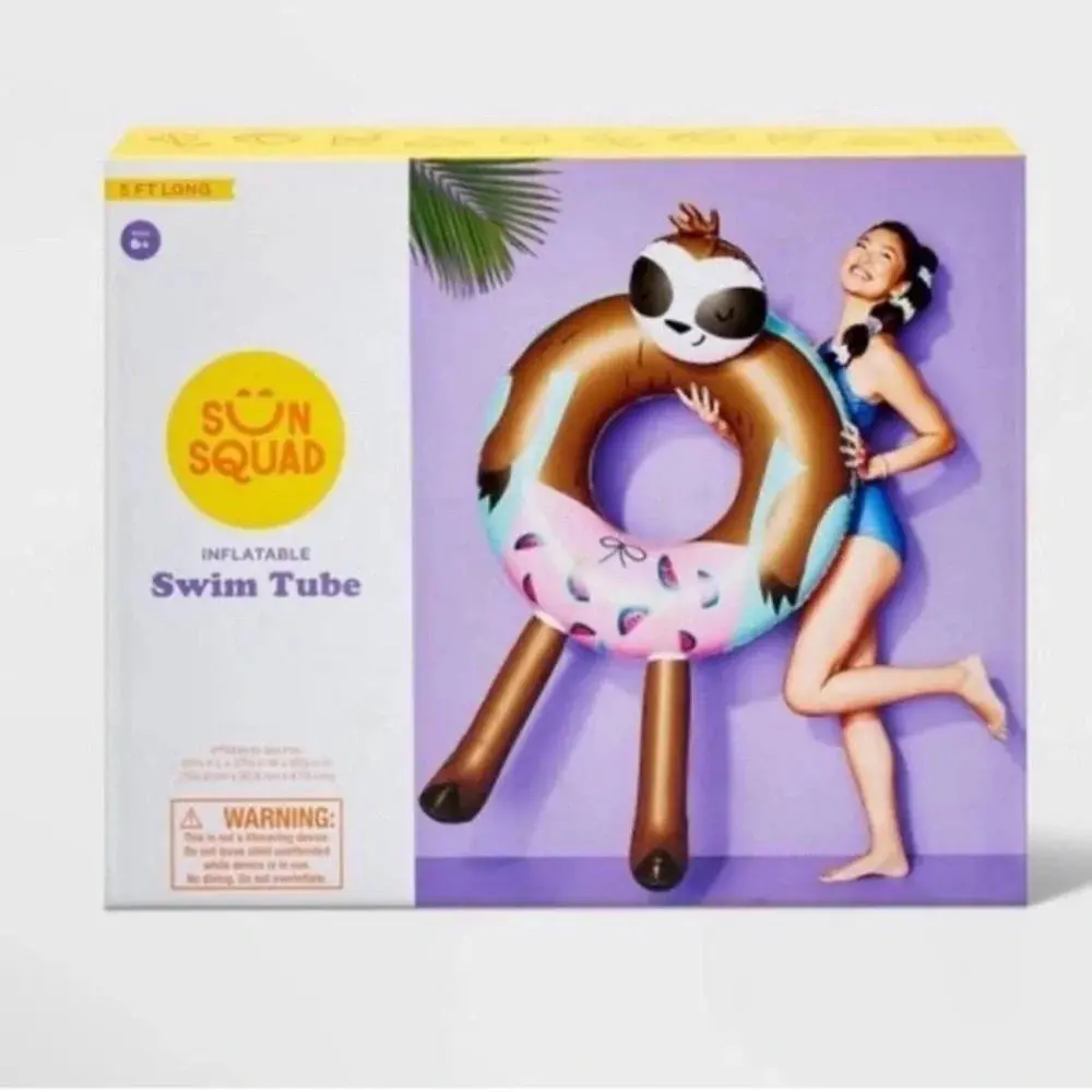 Sloth Tube Novelty Pool Float - Sun Squad water sports